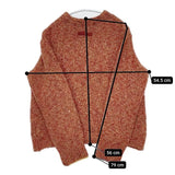 Pal'las Palace PKP0-3922D ウール混 セーター ニット オレンジ レディース パラスパレス【中古】5-0924T∞