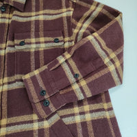 Shinzone CPO CHECK JACKET 19AMSJK53 CPOチェック ジャケット ワインレッド ベージュ レディース シンゾーン【中古】5-0901T∞