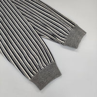 nanamica SUHF847 カットソー ストライプ スウェット グレー ホワイト ブラック レディース ナナミカ【中古】5-0901T∞