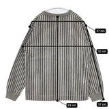 nanamica SUHF847 カットソー ストライプ スウェット グレー ホワイト ブラック レディース ナナミカ【中古】5-0901T∞