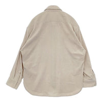 MACPHEE ストレッチコーデュロイ オーバーサイズドシャツ 長袖シャツ ベージュ レディース マカフィー【中古】5-0901T∞