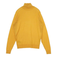 JOHN SMEDLEY イギリス製 メリノウール タートルネック セーター ニット イエロー レディース ジョンスメドレー【中古】5-0901T∞