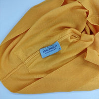 JOHN SMEDLEY イギリス製 メリノウール タートルネック セーター ニット イエロー レディース ジョンスメドレー【中古】5-0901T∞