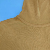 JOHN SMEDLEY イギリス製 メリノウール タートルネック セーター ニット イエロー レディース ジョンスメドレー【中古】5-0901T∞