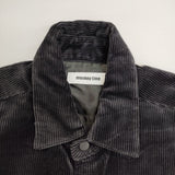 MONKEY TIME 8WALE SOFT CORD SNAP SHIRT 定価18480円 コーデュロイ 長袖シャツ ブラック メンズ モンキータイム【中古】5-1027T∞