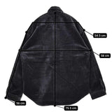 MONKEY TIME 8WALE SOFT CORD SNAP SHIRT 定価18480円 コーデュロイ 長袖シャツ ブラック メンズ モンキータイム【中古】5-1027T∞