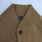 45R/45rpm カメリヤニットソーのヘンリーネック 定価37400円 ウール サイズ4 セーター ニット キャメル メンズ フォーティーファイブアールピーエム【中古】5-1027T∞