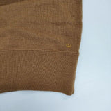 45R/45rpm カメリヤニットソーのヘンリーネック 定価37400円 ウール サイズ4 セーター ニット キャメル メンズ フォーティーファイブアールピーエム【中古】5-1027T∞