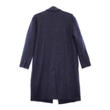 08 sircus 08サーカス モヘヤ サイズ0 チェスターコート ネイビー レディース【中古】5-1030A◎