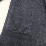 08 sircus 08サーカス モヘヤ サイズ0 チェスターコート ネイビー レディース【中古】5-1030A◎