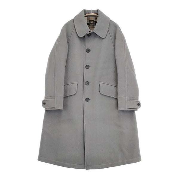 Scye ウールカシミアメルトン オーバーコート 定価11万円 サイズ38 コート グレー レディース サイ【中古】5-1102A◎