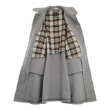 Scye ウールカシミアメルトン オーバーコート 定価11万円 サイズ38 コート グレー レディース サイ【中古】5-1102A◎