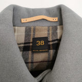 Scye ウールカシミアメルトン オーバーコート 定価11万円 サイズ38 コート グレー レディース サイ【中古】5-1102A◎