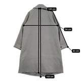 Scye ウールカシミアメルトン オーバーコート 定価11万円 サイズ38 コート グレー レディース サイ【中古】5-1102A◎