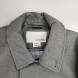 nanamica GORE-TEX 定価91300円 SUBF600 ウールゴアテックス XS ステンカラーコート グレー レディース ナナミカ【中古】5-0906T∞