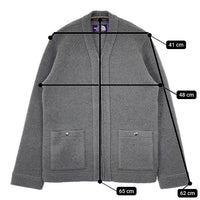 THE NORTH FACE PURPLE LABEL NA2651N フリース カーディガン グレー メンズ ザノースフェイスパープルレーベル【中古】5-0906T∞