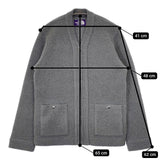 THE NORTH FACE PURPLE LABEL NA2651N フリース カーディガン グレー メンズ ザノースフェイスパープルレーベル【中古】5-0906T∞