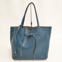repetto レザー ポーチ付き トートバッグ ブルー系 レディース レペット【中古】5-0504G∞