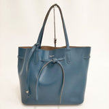 repetto レザー ポーチ付き トートバッグ ブルー系 レディース レペット【中古】5-0504G∞