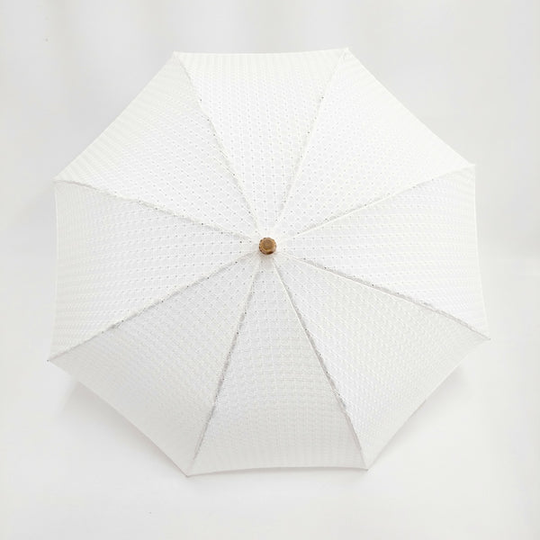 BONBON STORE 折り畳み傘 日傘 傘 ホワイト レディース ボンボンストア【中古】5-0414G◎