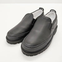 Amb レザー サイズ37 スリッポン ブラック レディース エーエムビー【中古】5-0313G◎