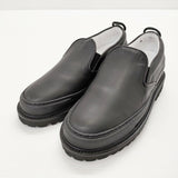 Amb レザー サイズ37 スリッポン ブラック レディース エーエムビー【中古】5-0313G◎