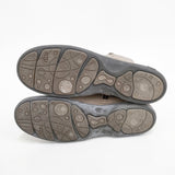 asics pedala GILO レザー サイズ24.5EE ブーツ グレー レディース アシックス【中古】5-0925T◎