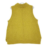 mao made 451118 ヤクフィールモックネックほんのりAラインベスト ベスト 24AW イエロー レディース マオメイド【中古】5-0213T♪
