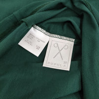 PUPULA 356088Z サイズ38 Vネック カットソー グリーン レディース ププラ【中古】5-0506M♪