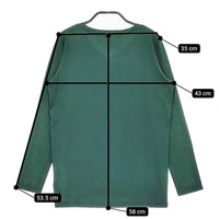 PUPULA 356088Z サイズ38 Vネック カットソー グリーン レディース ププラ【中古】5-0506M♪