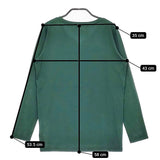 PUPULA 356088Z サイズ38 Vネック カットソー グリーン レディース ププラ【中古】5-0506M♪