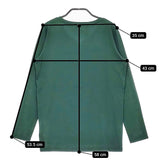 PUPULA 356088Z サイズ38 Vネック カットソー グリーン レディース ププラ【中古】5-0506M♪