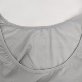 PUPULA 537015S サイズ38 Uネック カットソー ライトグレー レディース ププラ【中古】5-0506M♪