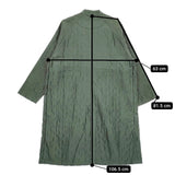 maison de SOIL キルティングシルクコート サイズ1 ノーカラー コート グリーン レディース メゾンドソイル【中古】5-0323M♪