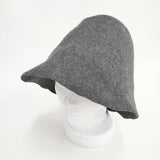 maison de SOIL フェルトハット 帽子 ハット グレー レディース メゾンドソイル【中古】5-0925T◎