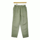 Morris&Sons リネン混 イージーパンツ サイズ0 パンツ カーキ レディース モリスアンドサンズ【中古】5-0411M♪