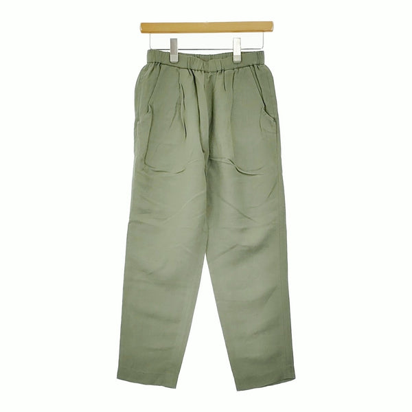 Morris&Sons リネン混 イージーパンツ サイズ0 パンツ カーキ レディース モリスアンドサンズ【中古】5-0411M♪