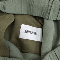 Morris&Sons リネン混 イージーパンツ サイズ0 パンツ カーキ レディース モリスアンドサンズ【中古】5-0411M♪