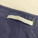 URBAN RESEARCH DOORS ストライプ ノースリーブ コットン ブラウス シャツ ブルー レディース アーバンリサーチドアーズ【中古】5-0517S∞