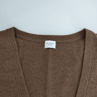 URBAN RESEARCH DOORS Vネックルーズベスト ベスト ブラウン レディース アーバンリサーチドアーズ【中古】5-0901T∞
