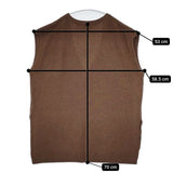 URBAN RESEARCH DOORS Vネックルーズベスト ベスト ブラウン レディース アーバンリサーチドアーズ【中古】5-0901T∞