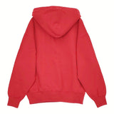 GYMPHLEX ヘビーウエイトテリースウェット 12 定価15180円 ハーフジッププルオーバーパーカー レッド レディース ジムフレックス【中古】5-0506M♪