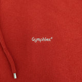 GYMPHLEX ヘビーウエイトテリースウェット 12 定価15180円 ハーフジッププルオーバーパーカー レッド レディース ジムフレックス【中古】5-0506M♪