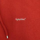 GYMPHLEX ヘビーウエイトテリースウェット 12 定価15180円 ハーフジッププルオーバーパーカー レッド レディース ジムフレックス【中古】5-0506M♪