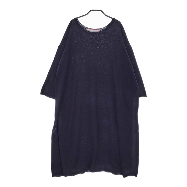 umii 908/45R/45rpm コットンニットワンピース 定価25300円 ネイビー レディース ウミフォーティーファイブアールピーエム【中古】5-0506M♪