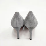 Christian Louboutin スウェード サイズ35 60mmヒール パンプス グレー レディース クリスチャンルブタン【中古】5-1203G◎