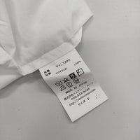 veritecoeur VC-2298 バックギャザーブラウス コットン ブラウス シャツ ホワイト レディース ヴェリテクール【中古】5-0601M∞