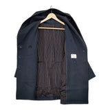 LOISIR ウール フーディ サイズ36 Aライン コート ネイビー レディース ロワズィール【中古】5-1024A◆