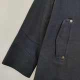 LOISIR ウール フーディ サイズ36 Aライン コート ネイビー レディース ロワズィール【中古】5-1024A◆