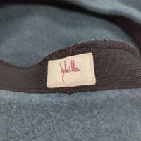 Sybilla ウール ロゴ刺繍 サイズM 帽子 ベレー帽 ブルー レディース シビラ【中古】5-0925T◎